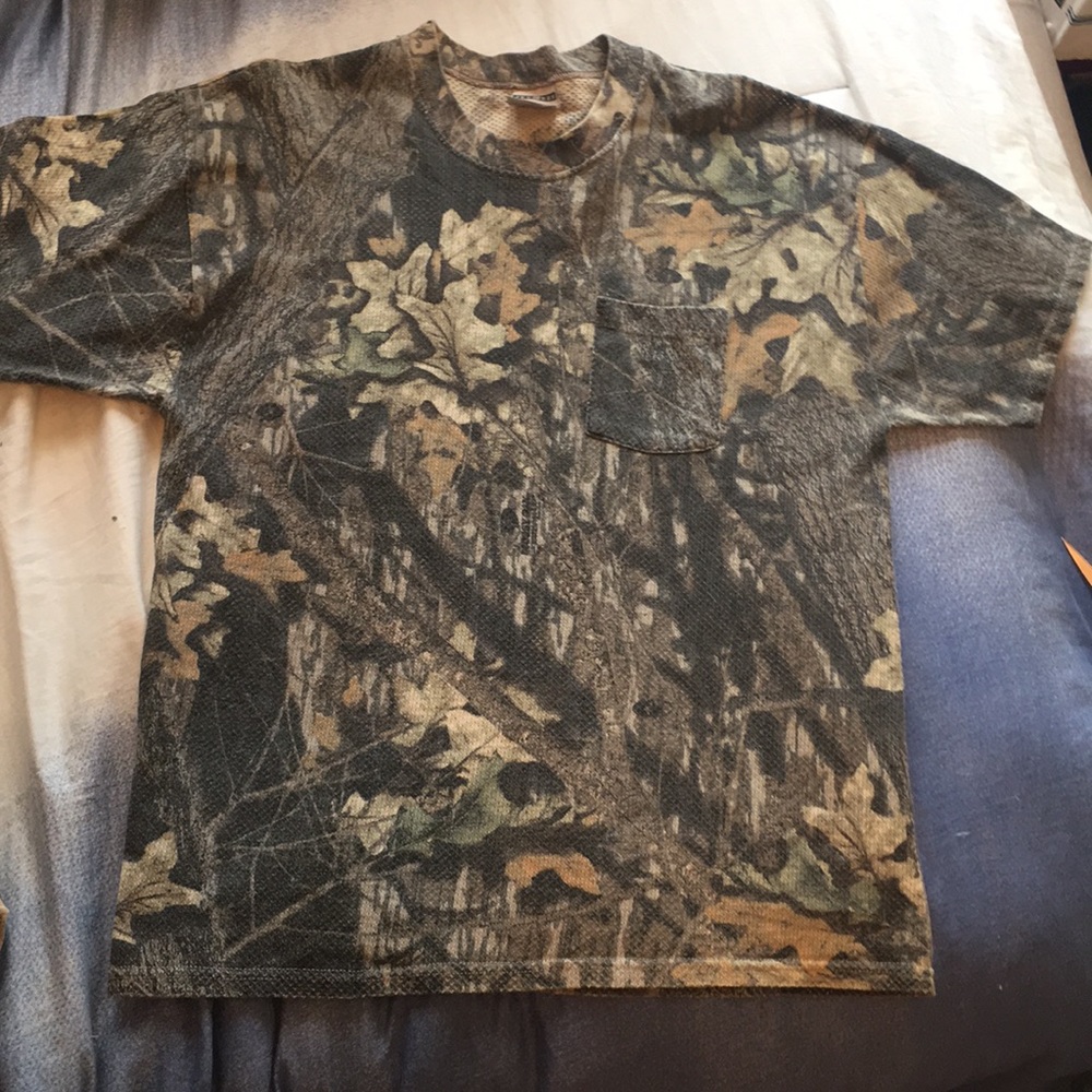 MENS Jerzees Outdoors Mossy Oak Camo T-shirt XL